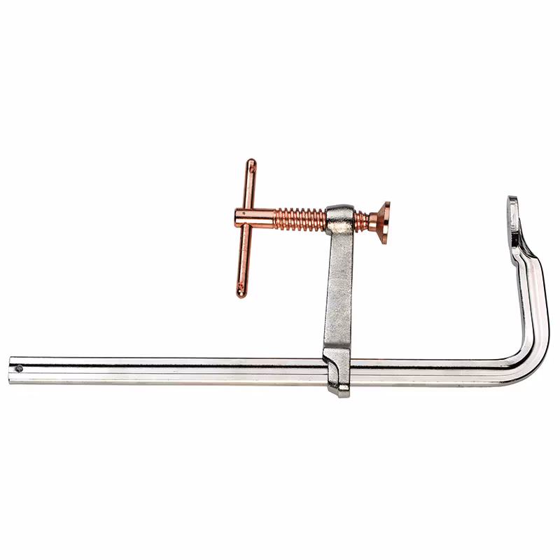 Univerzálna skrutková svorka z kalenej ocele 200 × 100 mm pre kov a drevo, lišta 19 × 9,5 mm, upínacia sila 500 kg