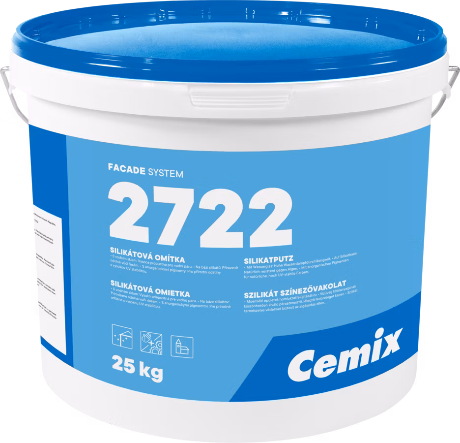 CEMIX 2722 Silikátová zatieraná omietka zrnitosť 1,0 25kg