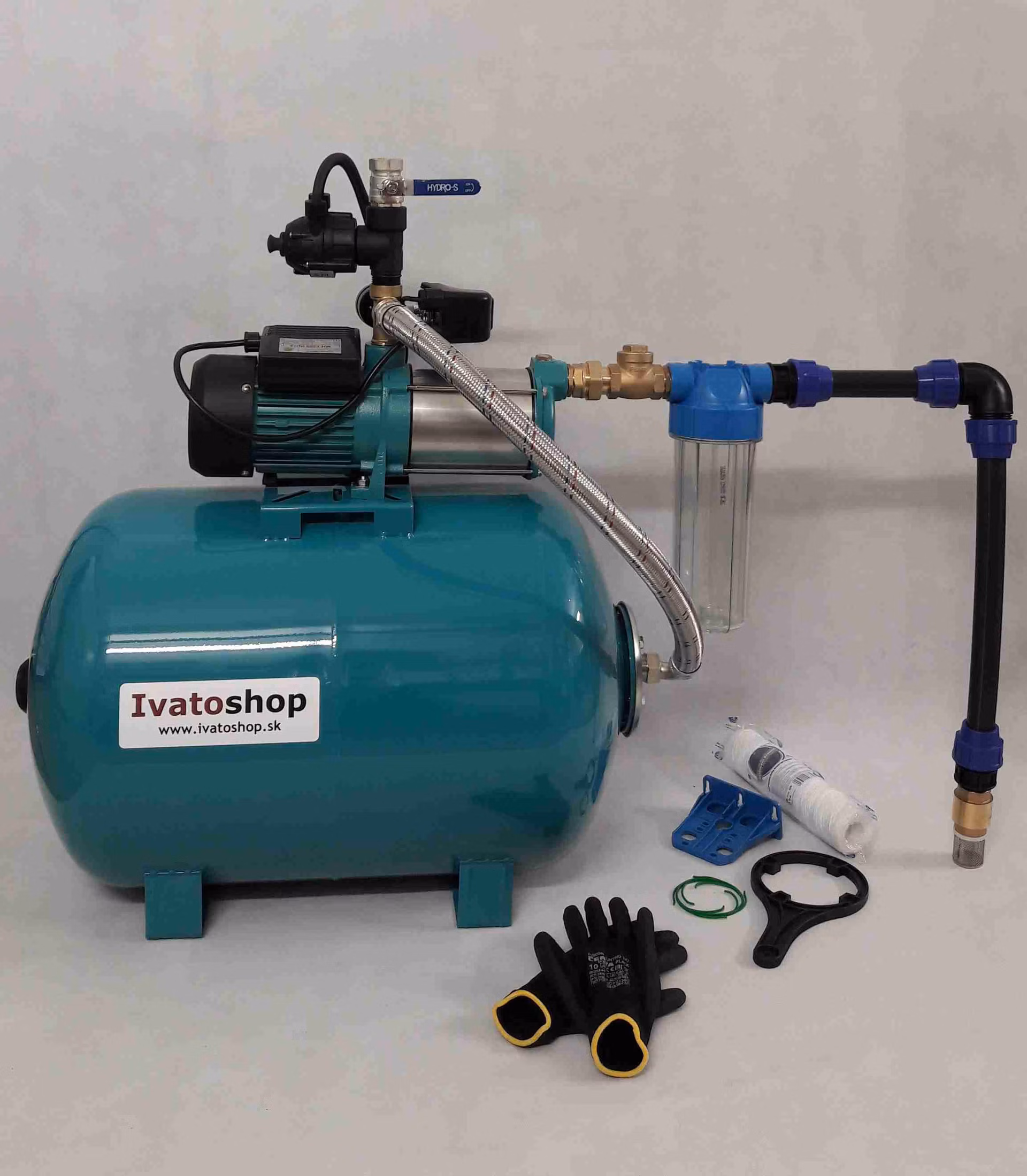 Domáca vodáreň MH 1300 INOX / 150L - kompletná zostava Hydrostop