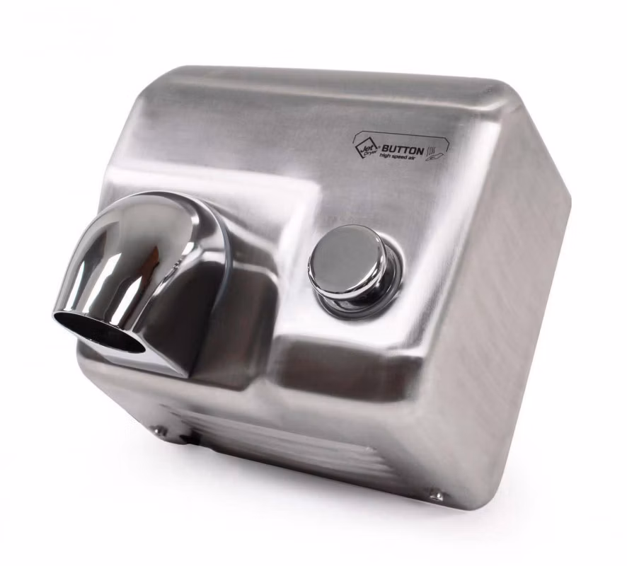 Jet Dryer BUTTON Strieborný