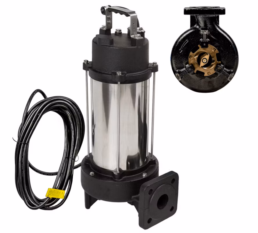 Kalové čerpadlo IBO KRAKEN 1800 DF (1,8 kW, 400 V) s drtičom