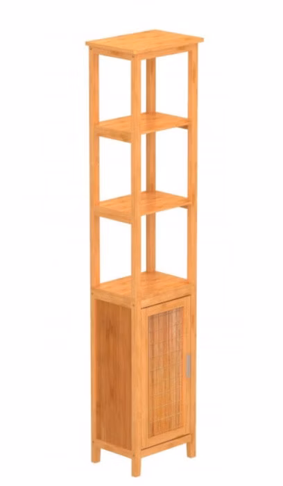 Schütte Bambusová vysoká skříň se 3 přihrádkami (BMBA02-SR)
