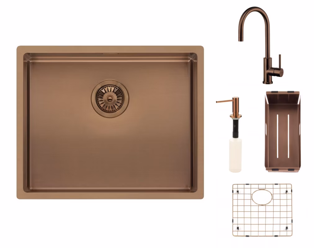 Reginox SET Miami 500 Copper + baterie Cano + příslušenství Copper