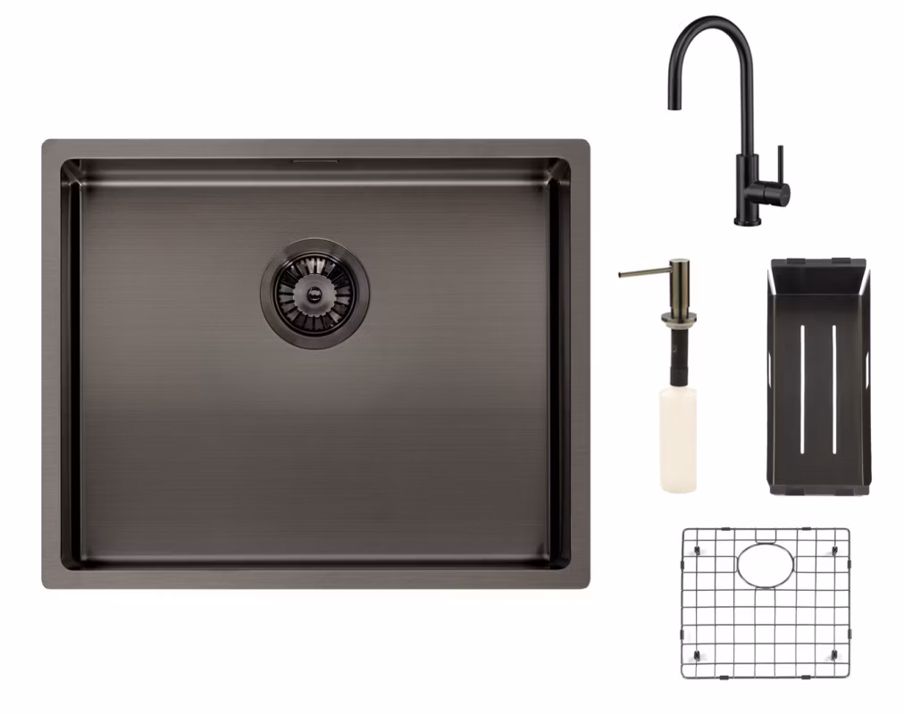 Reginox SET Miami 500 Gun metal + baterie Cano + příslušenství Gun metal