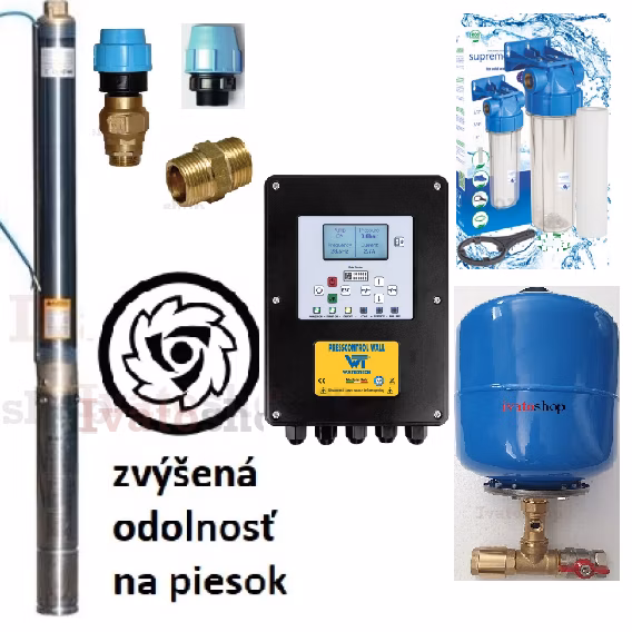 Domáca vodáreň 3 SDM 24 s frekvenčným meničom VALL M8.5