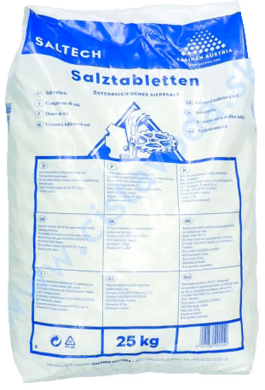 Tabletovaná soľ na regeneráciu (25 kg)