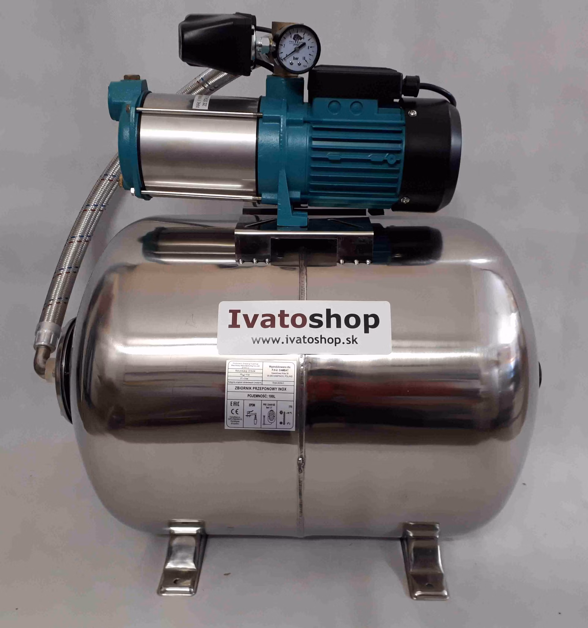 Domáca vodáreň MH 1300 INOX / 80L inox
