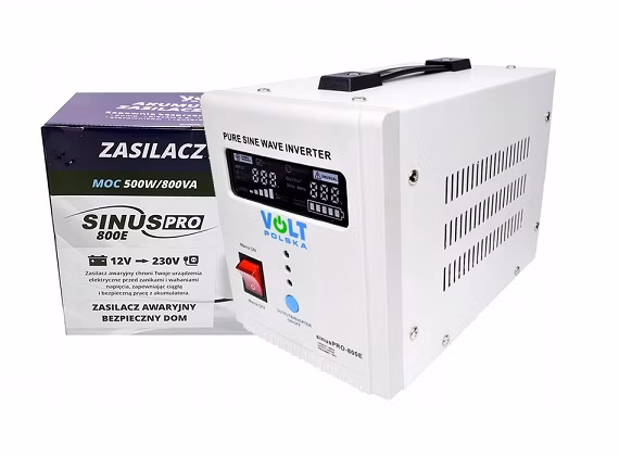 Záložný zdroj VOLT Polska SINUS PRO-800E 12V 500/800W menič napätia