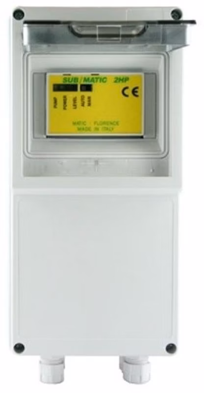Hladinový spínač SUB - MATIC 2HP s boxom