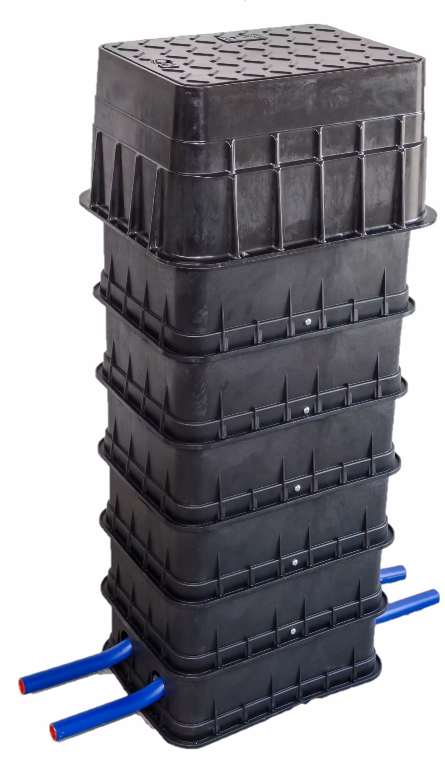 Vodomerná šachta MODULO 2G 145-160cm, poklop 0,5t pre 2 vodomery