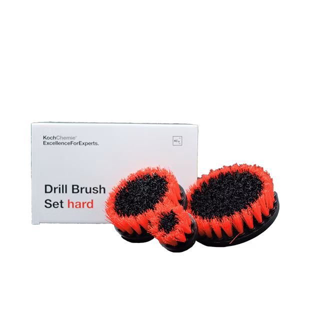 Koch Chemie Drill Brush Set hard -Set 3ks Tvrdých kefiek do AKU vŕtačky