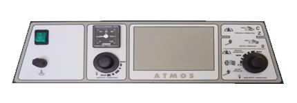 Panel so štandardnou reguláciou pre kotol ATMOS DC 18 S.