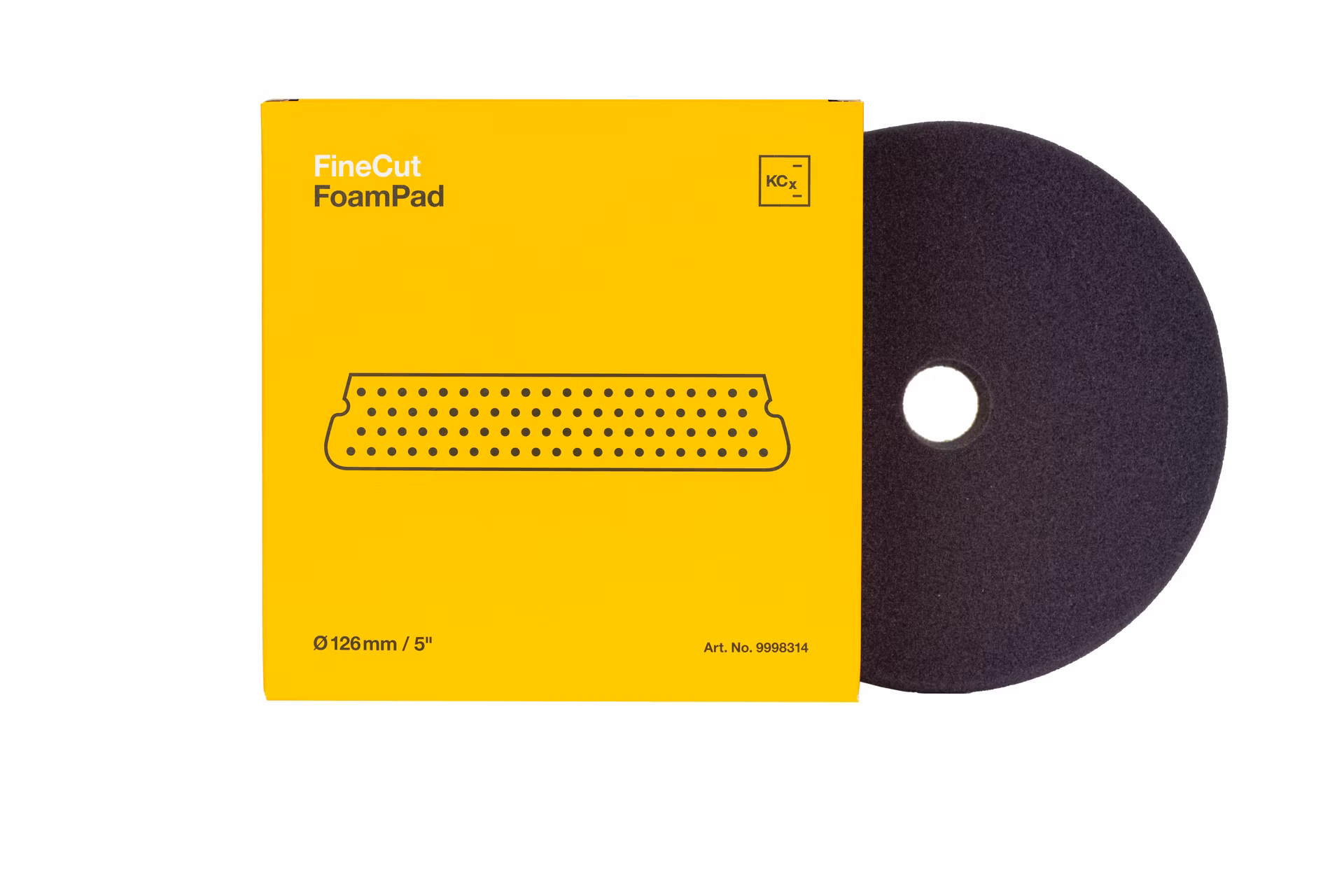 Koch Chemie Fine Cut Foam Pad 126 x 25 mm - Leštiaci kotúč žltý