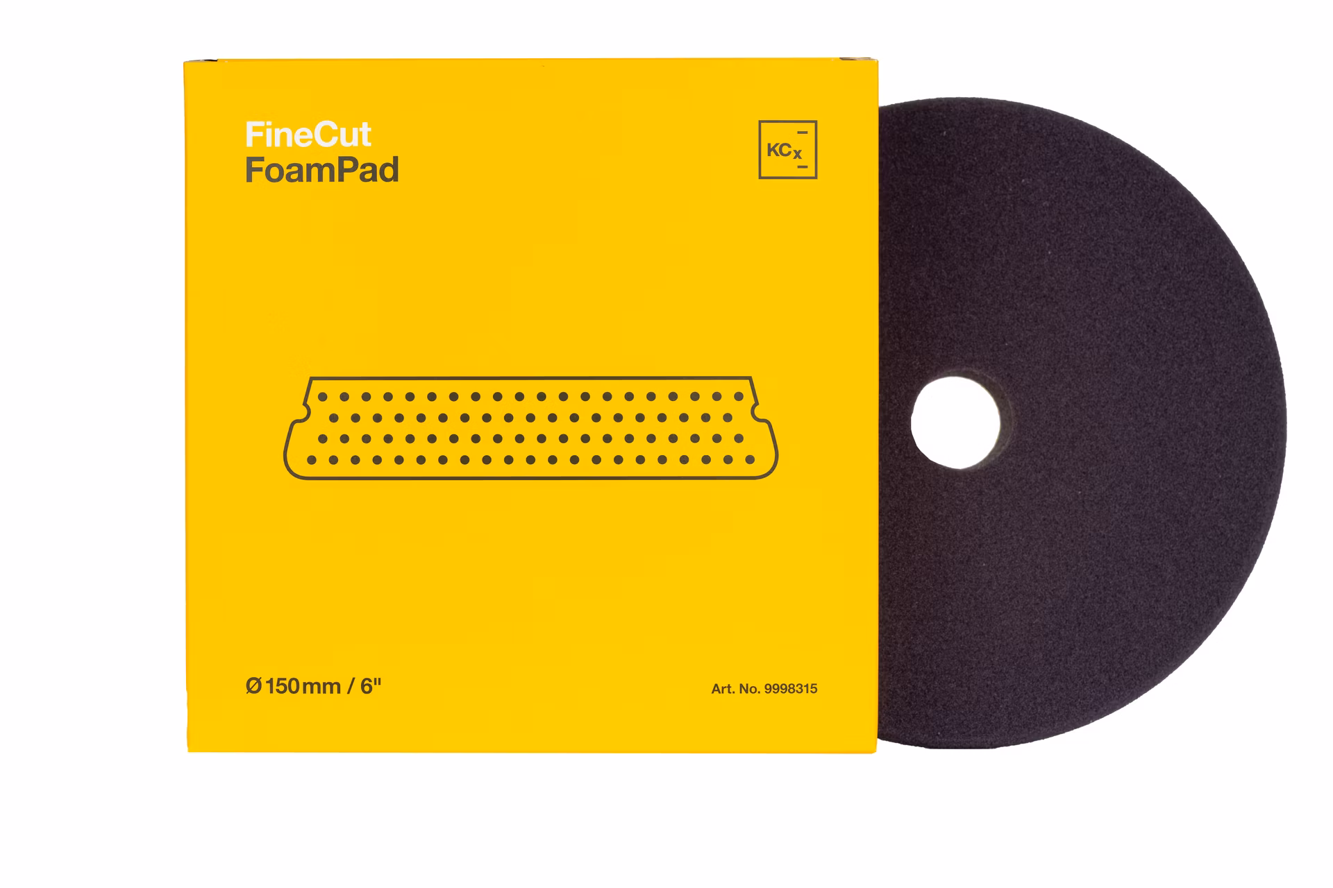 Koch Chemie Fine Cut Foam Pad 150 x 25 mm - Leštiaci kotúč žltý