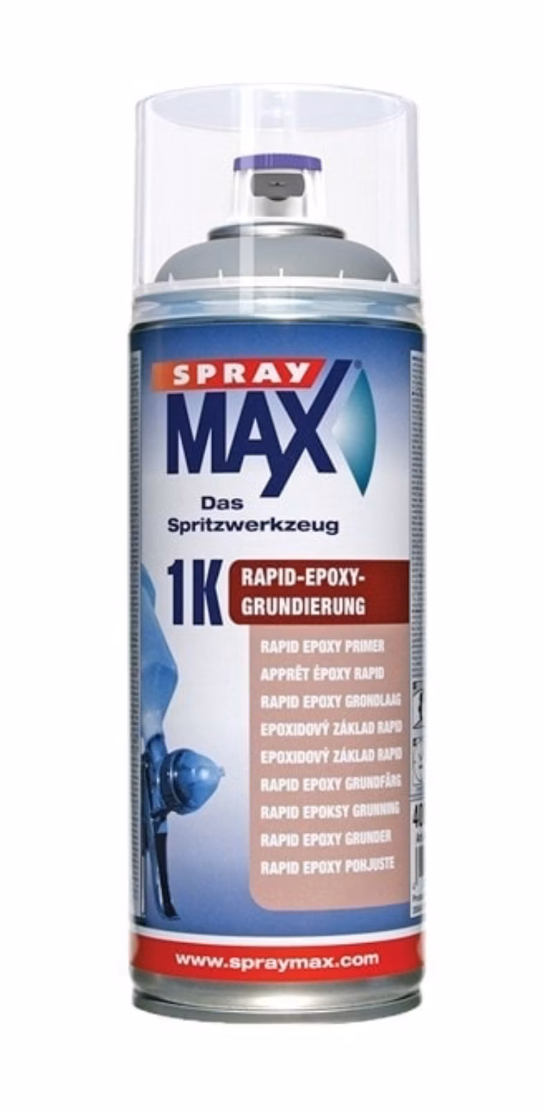 SprayMAX 1K Rýchly epoxidový základ šedý 400ml
