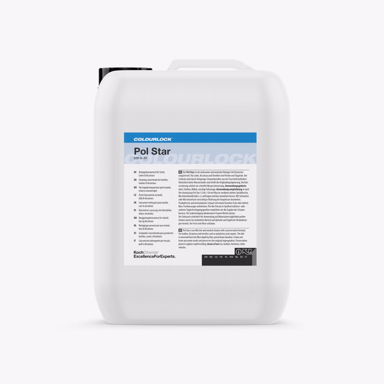 COLOURLOCK Pol Star - Čistič kože, textílií a alcantary 5L