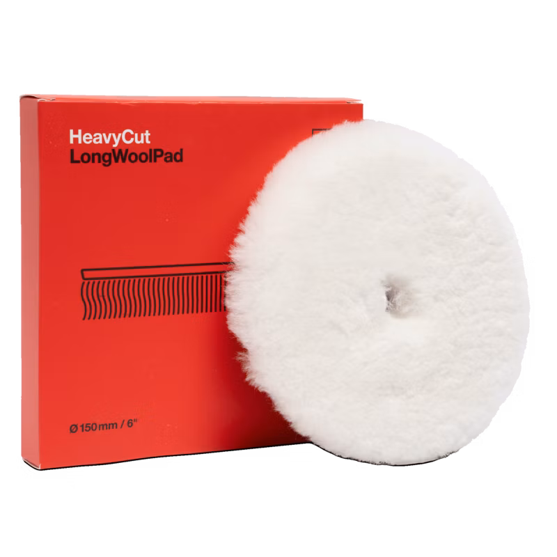 Koch Chemie Heavy Cut Long Wool Pad 150mm - Leštiaci kotúč z jahňacej kože