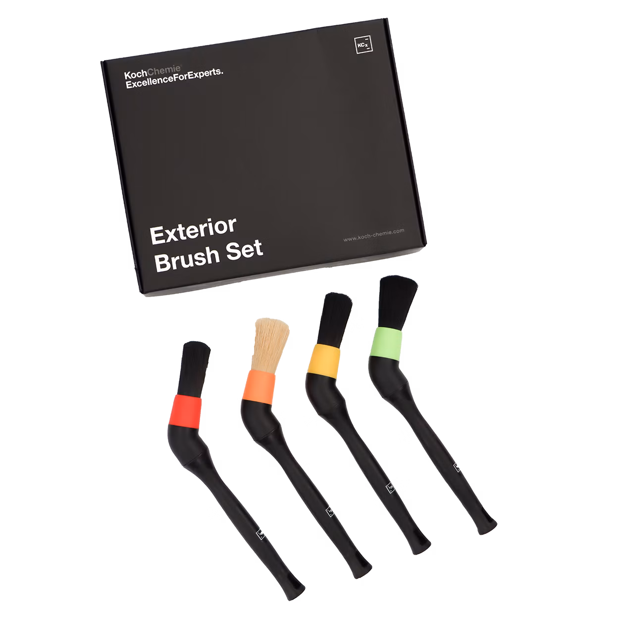 Koch Chemie Exterior Brush Set -  Sada 4ks štetcov pre čistenie exterieru