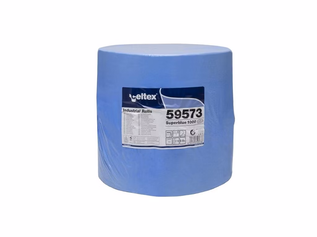 CELTEX SUPER BLUE - Priemyselná papierová rolka modrá, 1000 útržkov
