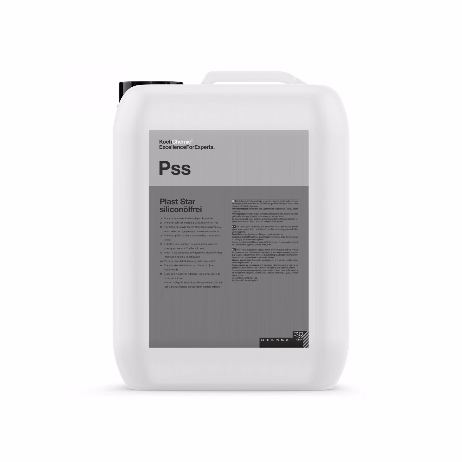 Koch Chemie Plast Star siliconölfrei (Pss) - Ošetrenie vonkajších plastov bez silikónu 10L