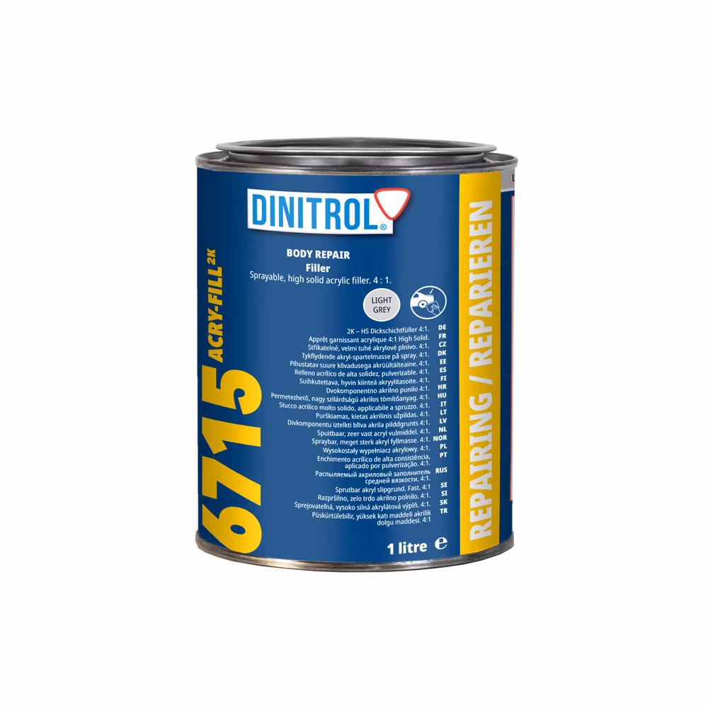 DINITROL 6715 ACRYFILL svetlo šedý 1lit