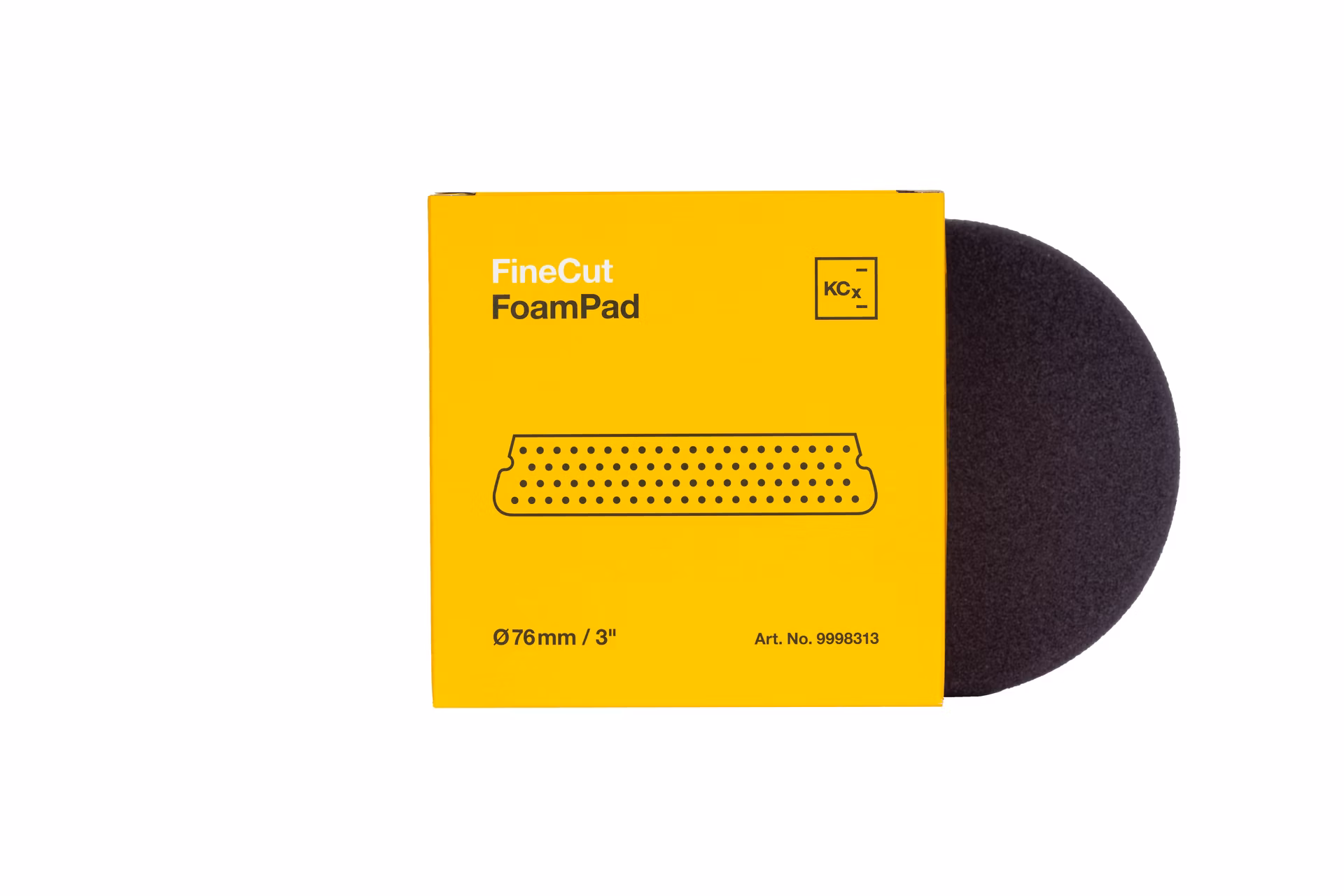 Koch Chemie Fine Cut Foam Pad 76 x 25 mm - Leštiaci kotúč žltý