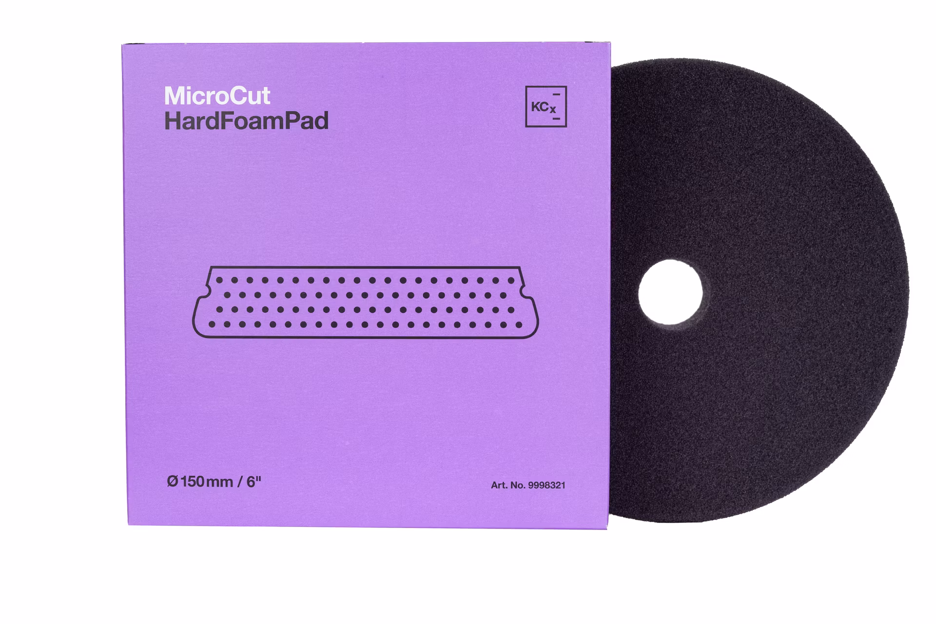 Koch Chemie Micro Cut Hard Foam Pad 150 x 25mm - Leštiaci kotúč fialový tvrdý