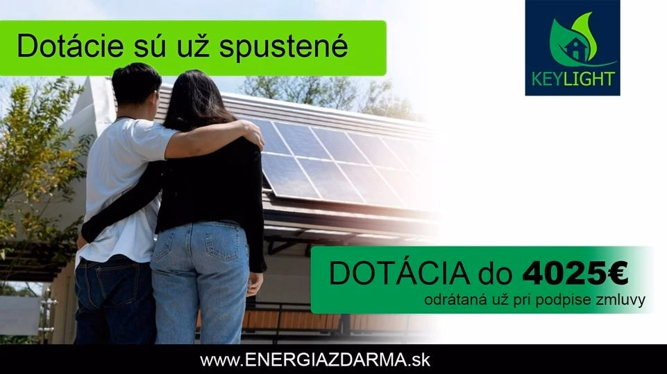 Akcia na fotovoltiku už dnes. Možnosť čerpania dotácií.