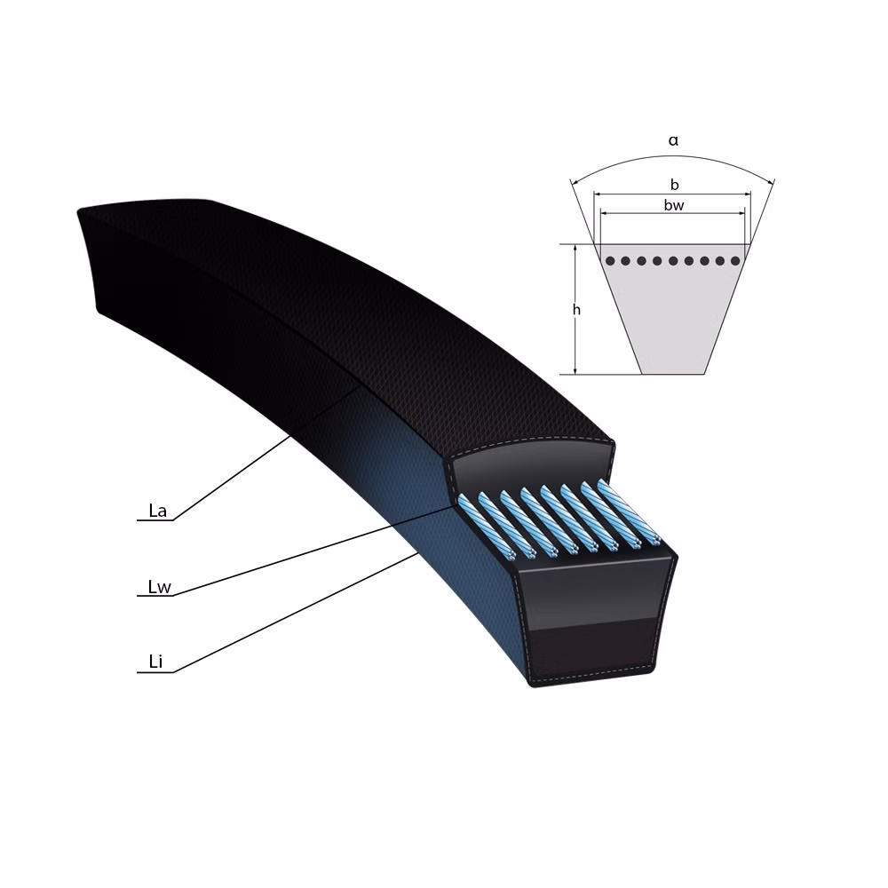 remen klinovy rubena 8x560 li x8
