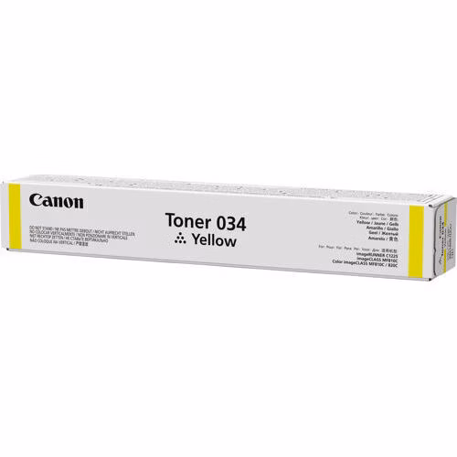 Canon originální toner 034 Y iR-C1225, C1225iF/ Žlutý