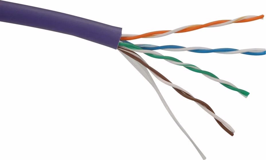 Solarix Kabel UTP LS0H drát c5e, 1000m/špulka, SXKD-5E-UTP-LS0H