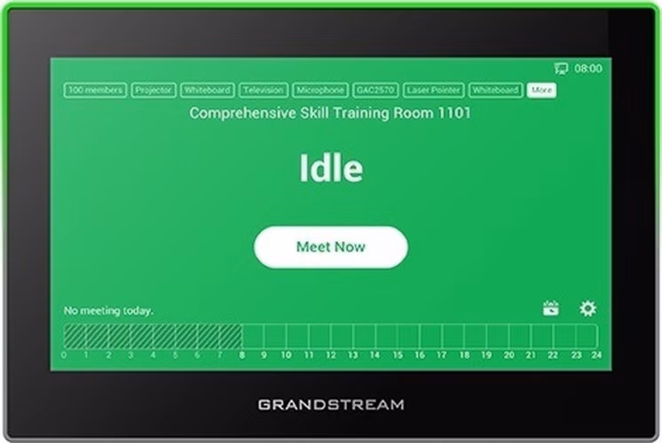 Grandstream GSC3575 SIP interkom a riadiaca stanica, 7" dotyk.obrazovka, Wi-Fi 6, BT, 6 SIP účtov, čierny
