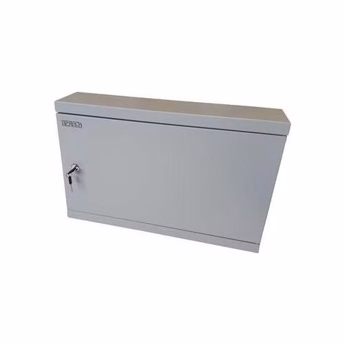 19' Datový rozvaděč 2U 540x350x120mm (na omítku) RAL7035