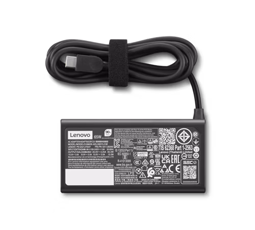 Lenovo 65W, USB-C, AC Adapter, 2,6m kabel