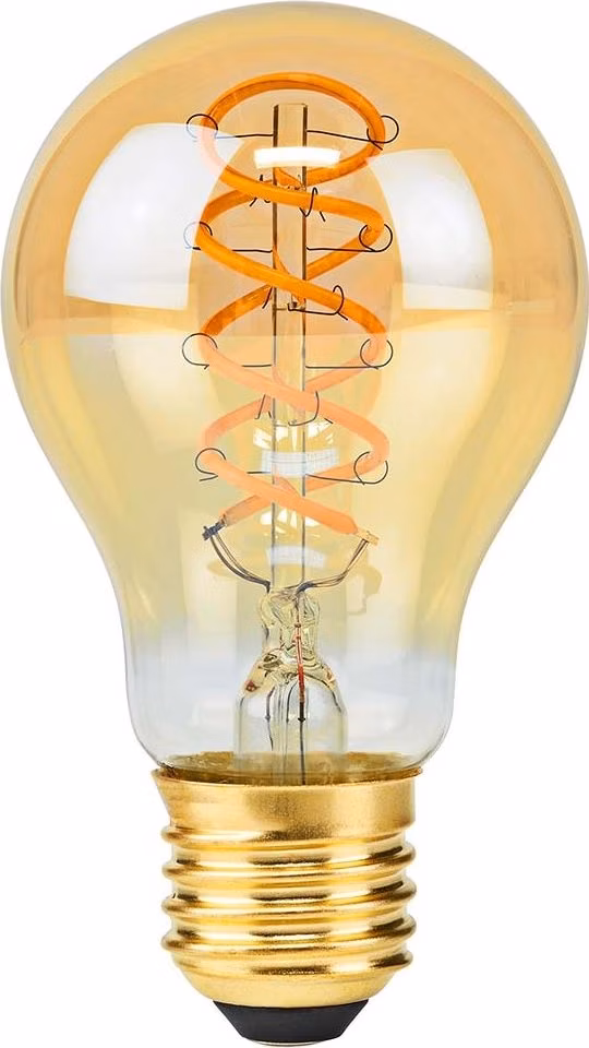 NEDIS LED žárovka E27/ A60/ 3,8 W/ 220 V/ 250 lm/ 2100 K/ stmívatelná/ extra teplá bílá/ retro styl