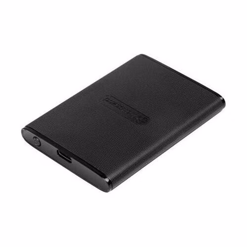 Transcend ESD270C 1TB USB 3.1 Gen2 (USB-C) Externí SSD disk (3D TLC), 520MB/R, 460MB/W, kompaktní rozměry, černý