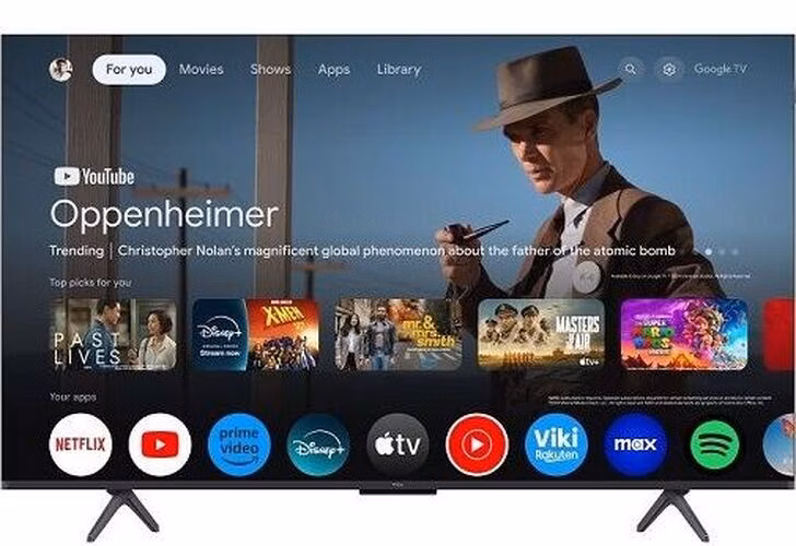 TCL 50C6K SMART TV 50" QLED/4K UHD/Mini LED/144Hz/4xHDMI/USB/LAN/GoogleTV