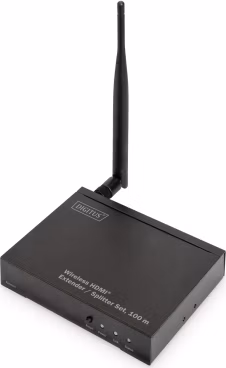 DIGITUS Bezdrátový HDMI Extender, přijímací jednotka, 5 GHz Full HD, 1080p, pro rozbočovací funkci