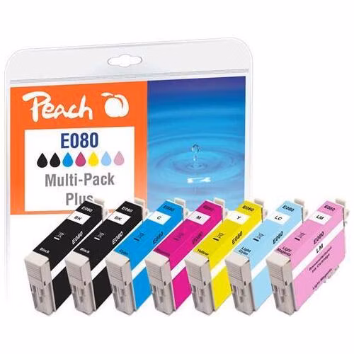 PEACH kompatibilní cartridge Epson T0807 MultiPack Plus