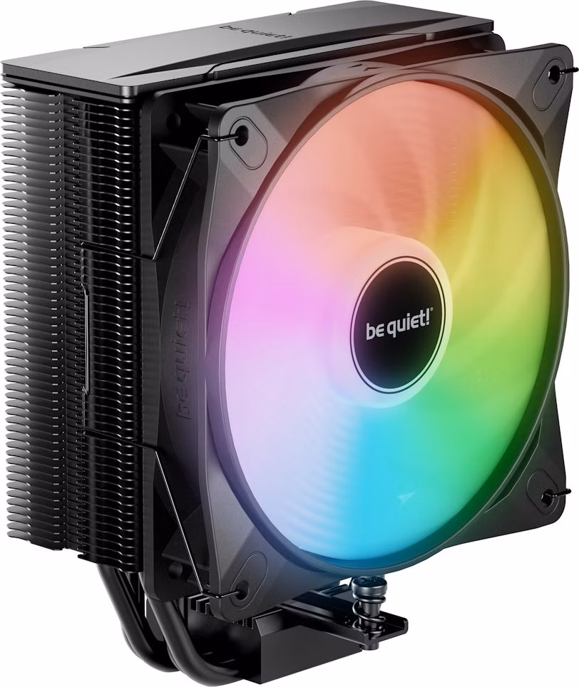 Be quiet! chladič CPU PURE ROCK 3 LX / 120mm PWM ARGB fan / 4xheatpipe / stříbrný