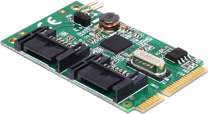 Delock MiniPCIe I/O PCIe full size 2 x SATA 6 Gb/s