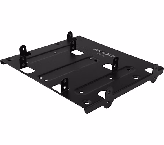AXAGON kovový rámeček pro 4x 2,5" disk nebo 2x 2,5" + 1x 3,5" disk do 5,25" / RHD-435 / černý
