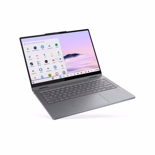 Lenovo Chromebook Plus 2in1 Core 3 N355/8GB/UFS 128GB/14"/WUXGA/OLED/TOUCH/300nitů/FPR/bezADPT/ChromeOS/šedá
