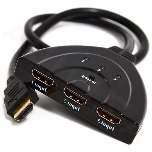 Gembird switch HDMI, 3 x port out / 1 x port in, s káblom