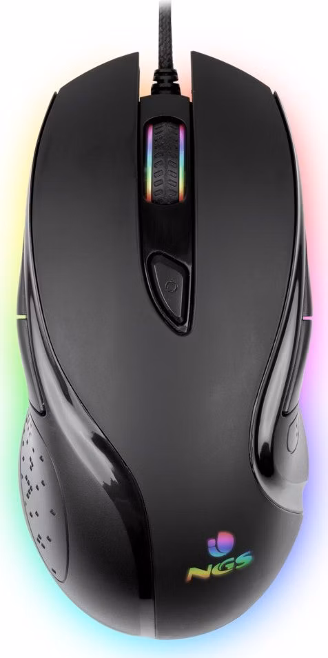 NGS myš GMX-125/ Drátová/ Herní/ 8 tlačítek/ 7200dpi/ LED podsvícení/ USB