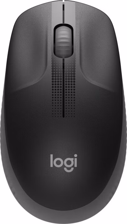 Logitech M190/Kancelářská/Optická/1 000 DPI/Bezdrátová USB/Černá
