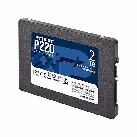 PATRIOT P220 2TB SSD / Interní / 2,5" / SATA 6Gb/s /