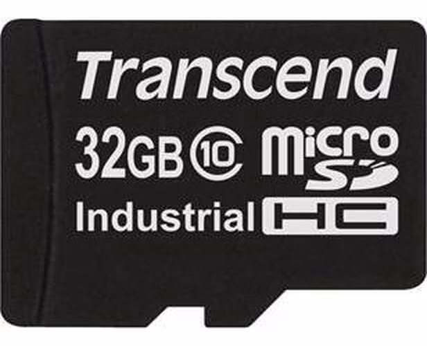 Transcend 32GB microSDHC (Class 10) MLC průmyslová paměťová karta (bez adaptéru), 20MB/s R, 18MB/s W, tray