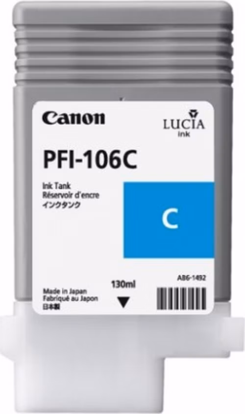 Canon Zásobník inkoustu PFI-106C/ iPF-63xx/ azurová