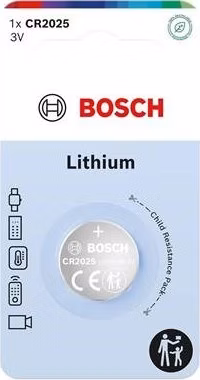 Bosch CR2025B1/00 Lithium (Blistr 1 ks)